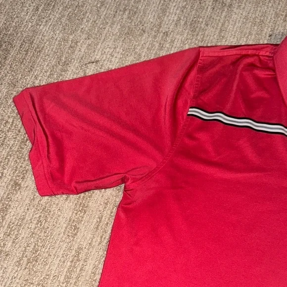 FootJoy Performance Polo Men’s L Red Shirt - Picture 4 of 12